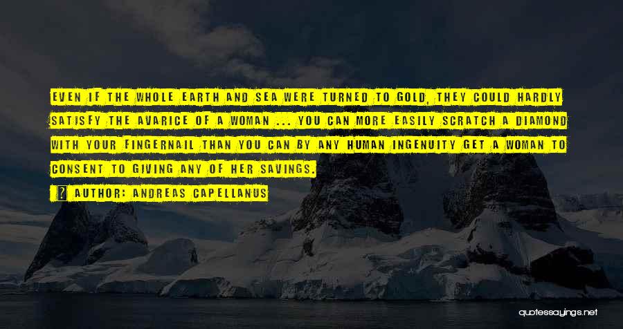 Satisfy A Woman Quotes By Andreas Capellanus