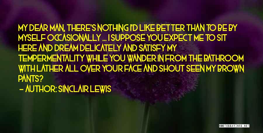 Satisfy Me Quotes By Sinclair Lewis