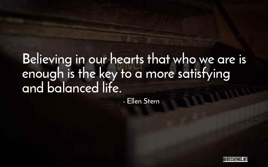 Satisfying Love Quotes By Ellen Stern