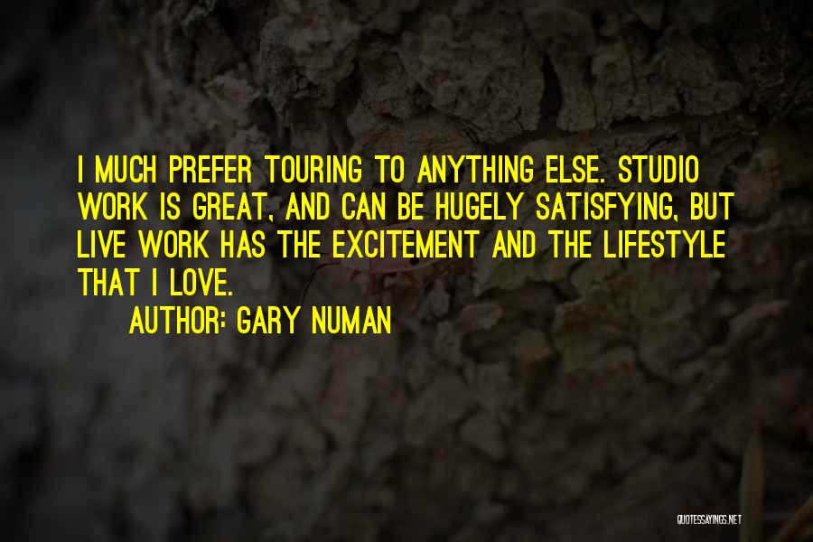 Satisfying Love Quotes By Gary Numan