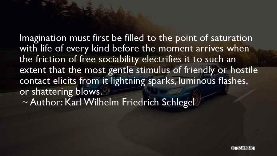 Saturation Quotes By Karl Wilhelm Friedrich Schlegel