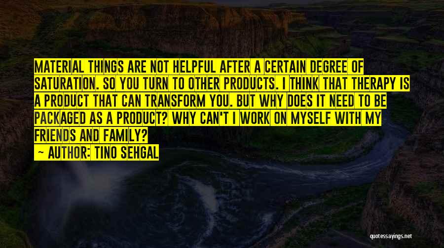 Saturation Quotes By Tino Sehgal