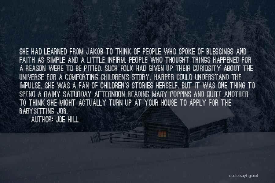 Saturday Afternoon Quotes By Joe Hill