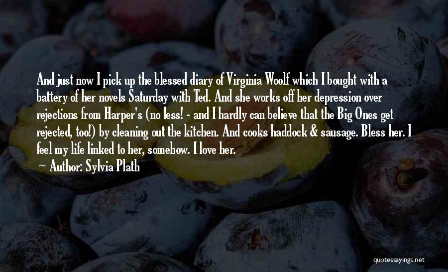 Saturday Cleaning Quotes By Sylvia Plath