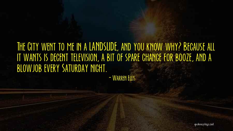 Saturday Night In Quotes By Warren Ellis