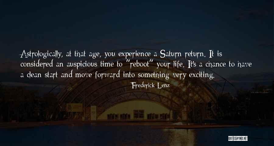Saturn Return Quotes By Frederick Lenz Saturn Return Quotes By Frederick Lenz