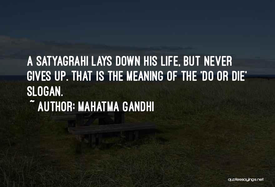 Satyagraha Quotes By Mahatma Gandhi