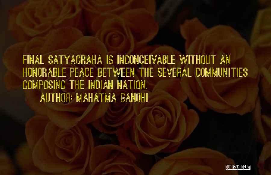 Satyagraha Quotes By Mahatma Gandhi