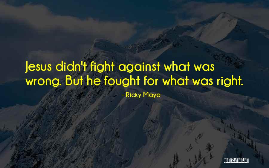 Saucereye Porgy Quotes By Ricky Maye