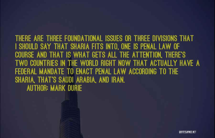 Saudi Arabia Quotes By Mark Durie