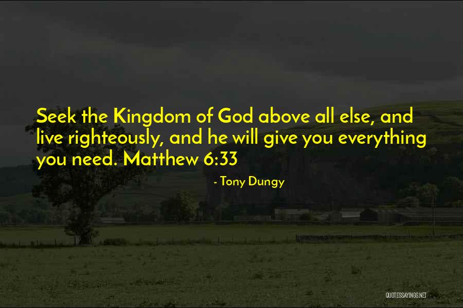 Sauerbrunn Punter Quotes By Tony Dungy Sauerbrunn Punter Quotes By Tony Dungy