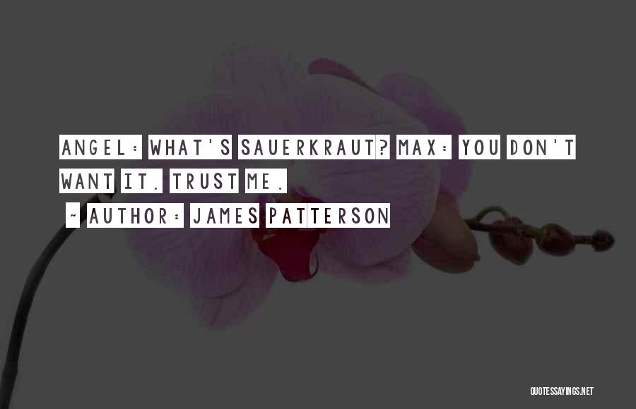 Sauerkraut Quotes By James Patterson