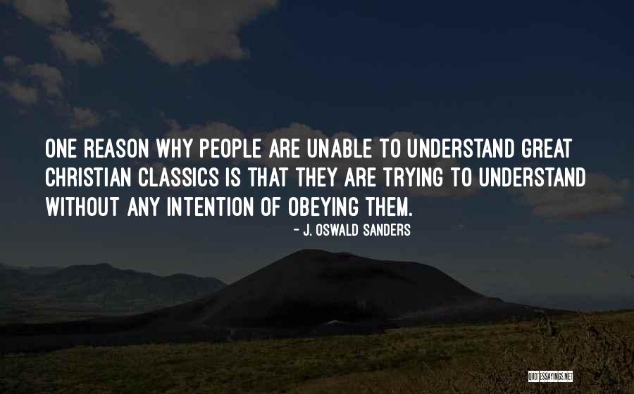 Saugen In English Quotes By J. Oswald Sanders Saugen In English Quotes By J. Oswald Sanders