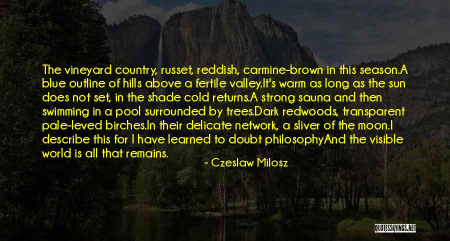 Sauna Quotes By Czeslaw Milosz Sauna Quotes By Czeslaw Milosz