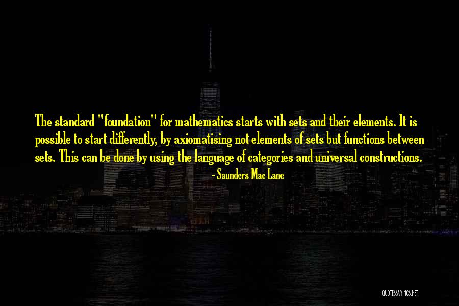 Saunders Mac Lane Quotes 2041522