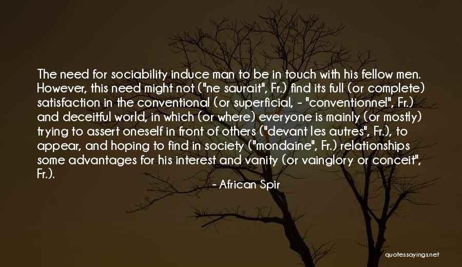 Saurait Quotes By African Spir Saurait Quotes By African Spir