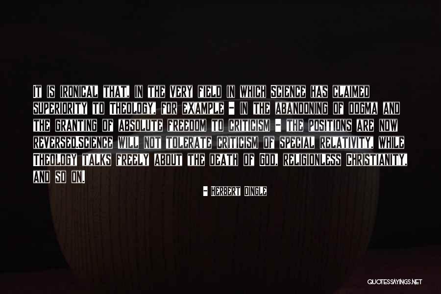 Sauton Medium Quotes By Herbert Dingle Sauton Medium Quotes By Herbert Dingle