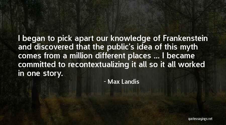 Sauvageau Pan Quotes By Max Landis Sauvageau Pan Quotes By Max Landis