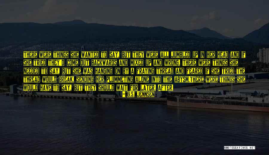 Sauvain Michel Quotes By G.S. Jennsen Sauvain Michel Quotes By G.S. Jennsen