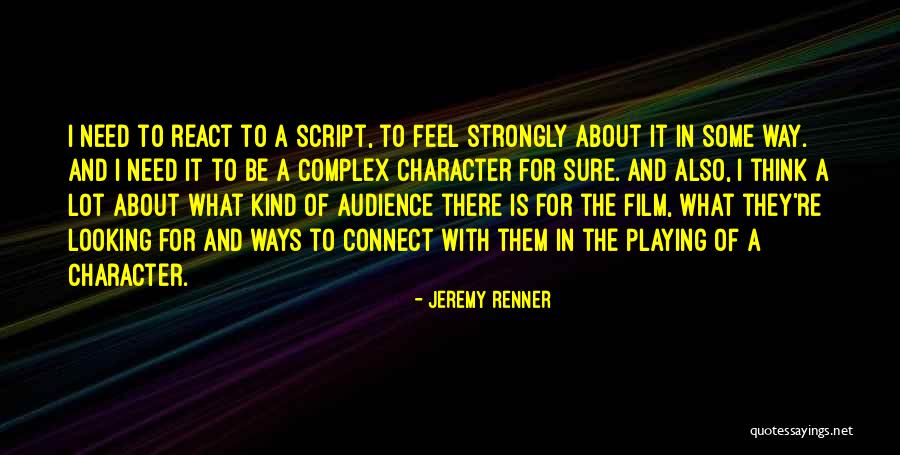 Savacool Name Quotes By Jeremy Renner Savacool Name Quotes By Jeremy Renner