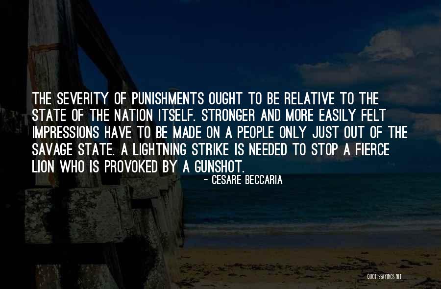 Savage Lion Quotes By Cesare Beccaria Savage Lion Quotes By Cesare Beccaria