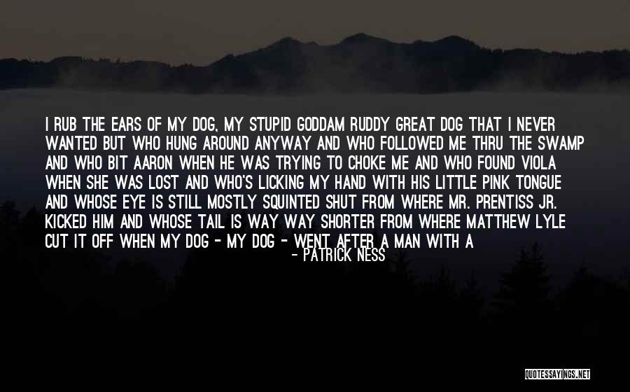 Save A Dog Quotes By Patrick Ness