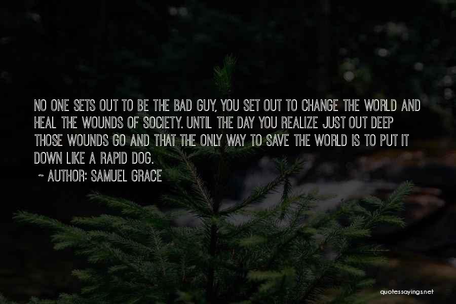 Save A Dog Quotes By Samuel Grace