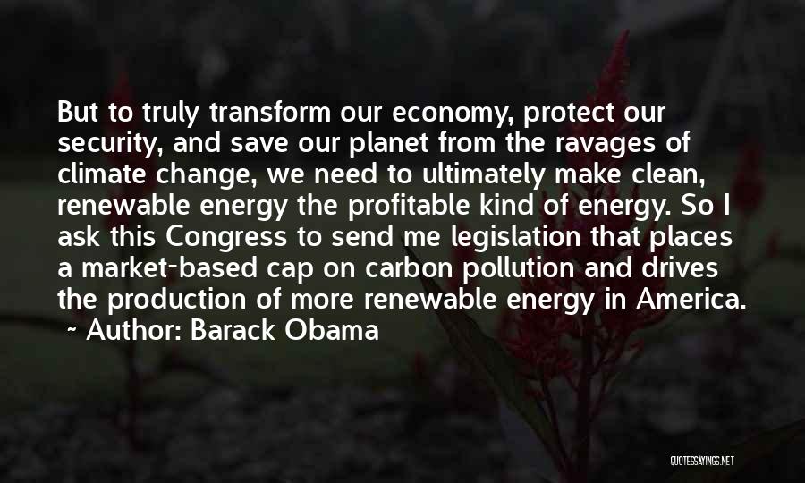 Save Energy Quotes By Barack Obama