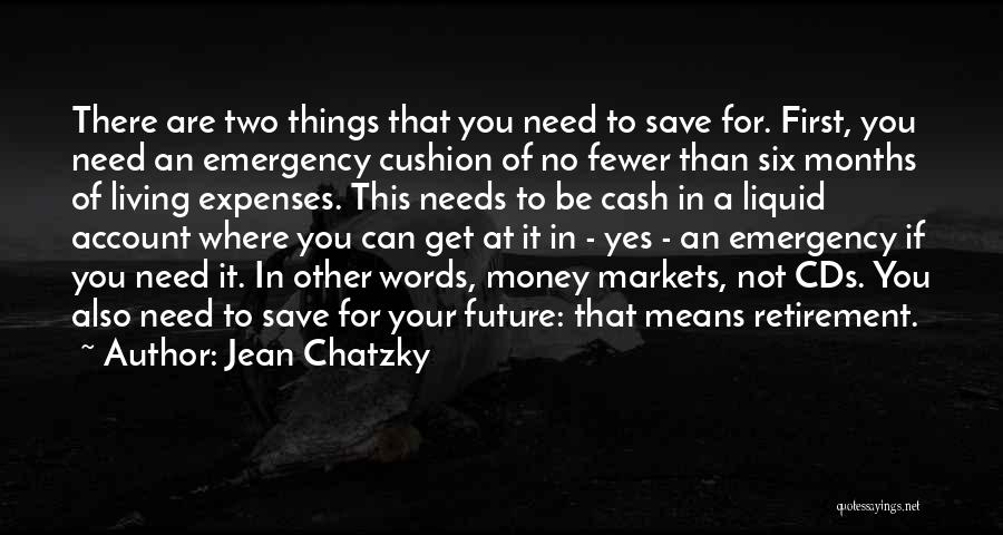 Save For Your Future Quotes By Jean Chatzky