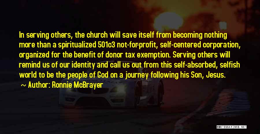 Save Our World Quotes By Ronnie McBrayer