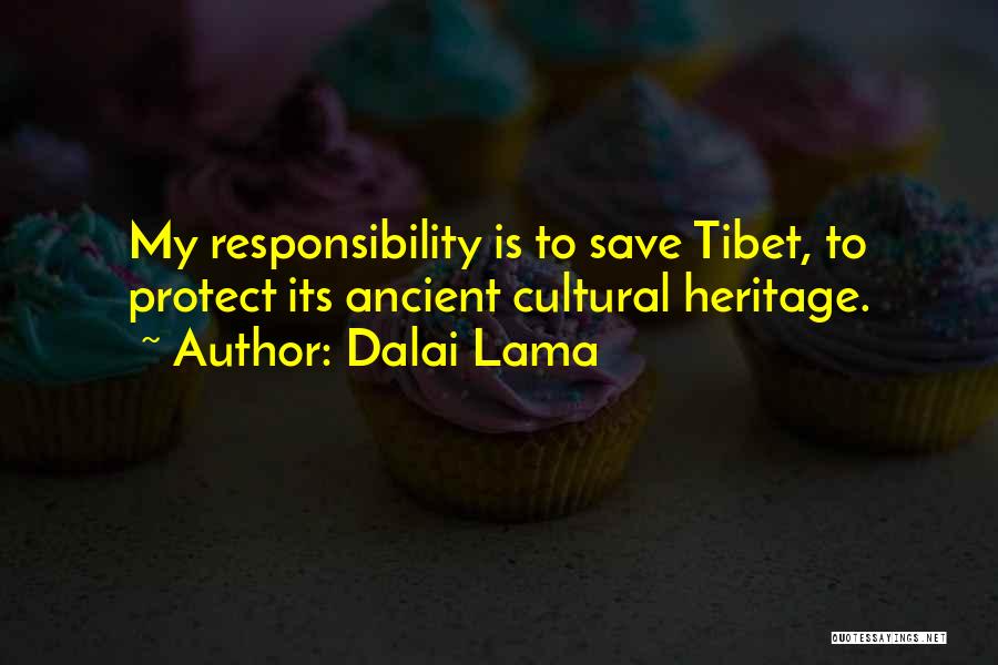 Save Tibet Quotes By Dalai Lama
