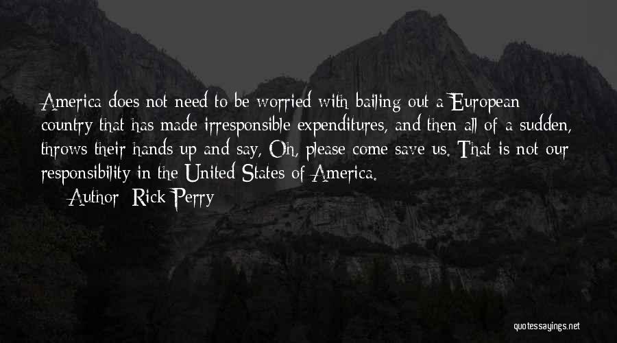 Save Up Quotes By Rick Perry