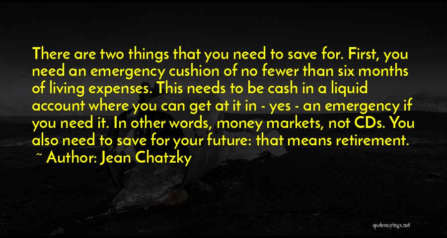 Save Your Money Quotes By Jean Chatzky