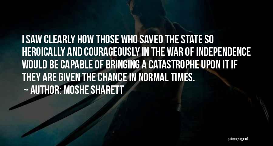 Saved Quotes By Moshe Sharett