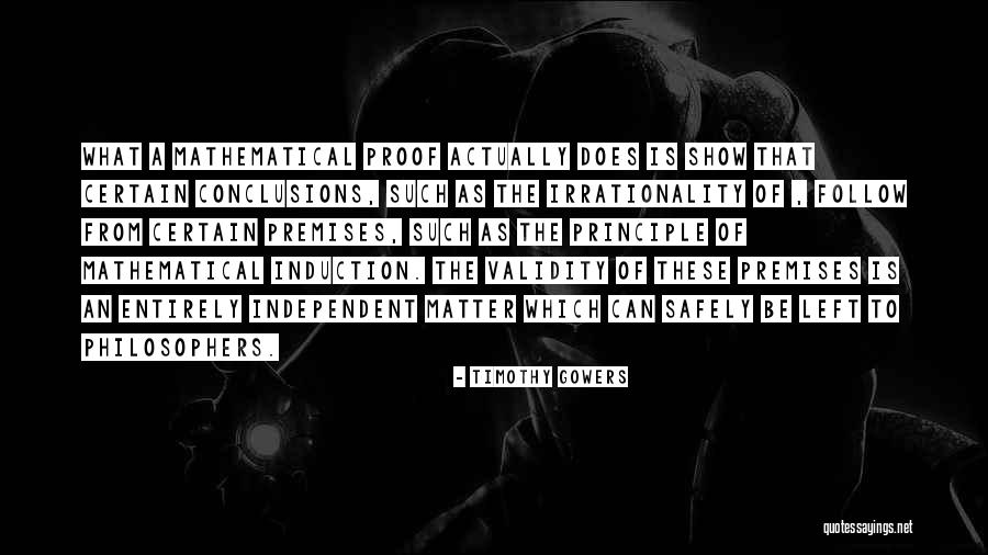 Savez Samostalnih Quotes By Timothy Gowers Savez Samostalnih Quotes By Timothy Gowers