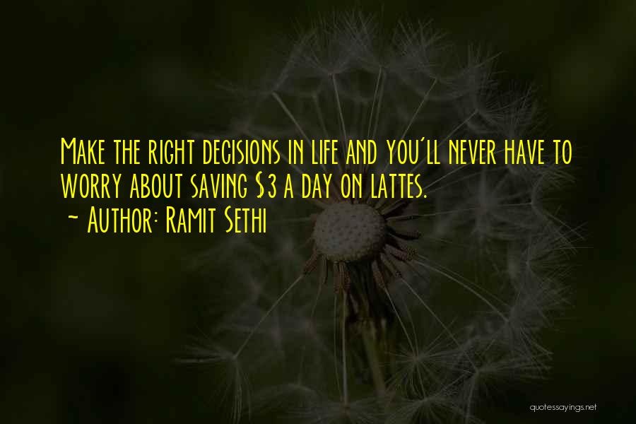 Saving A Life Quotes By Ramit Sethi
