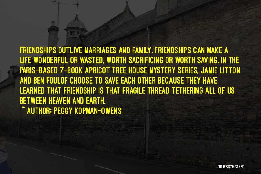 Saving A Tree Quotes By Peggy Kopman-Owens