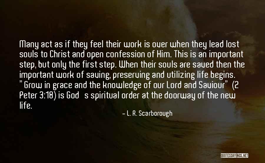 Saving Grace Quotes By L. R. Scarborough Saving Grace Quotes By L. R. Scarborough