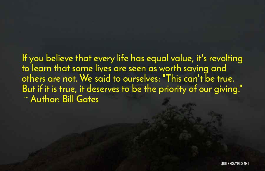 Saving Others Quotes By Bill Gates