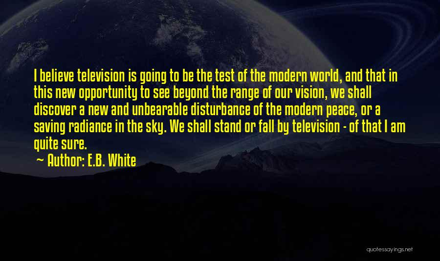 Saving Our World Quotes By E.B. White