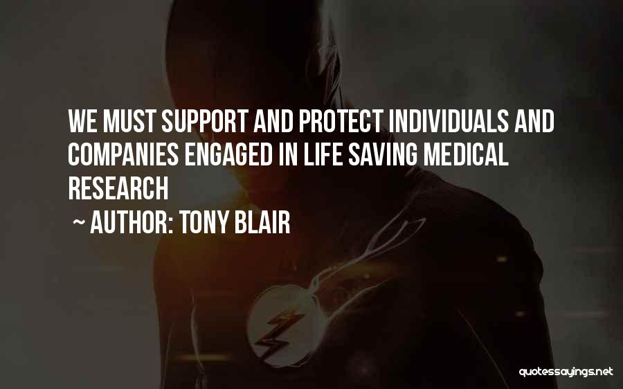Saving Someone's Life Quotes By Tony Blair