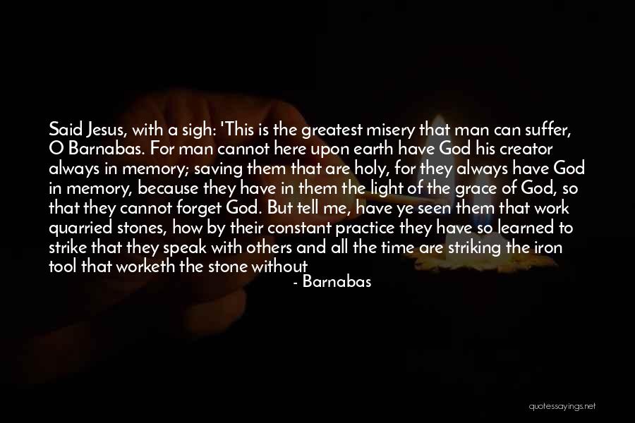 Saving Time Quotes By Barnabas