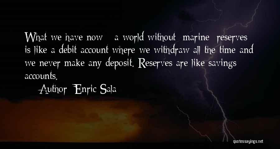 Savings Account Quotes By Enric Sala