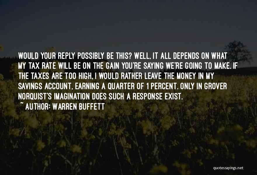 Savings Account Quotes By Warren Buffett