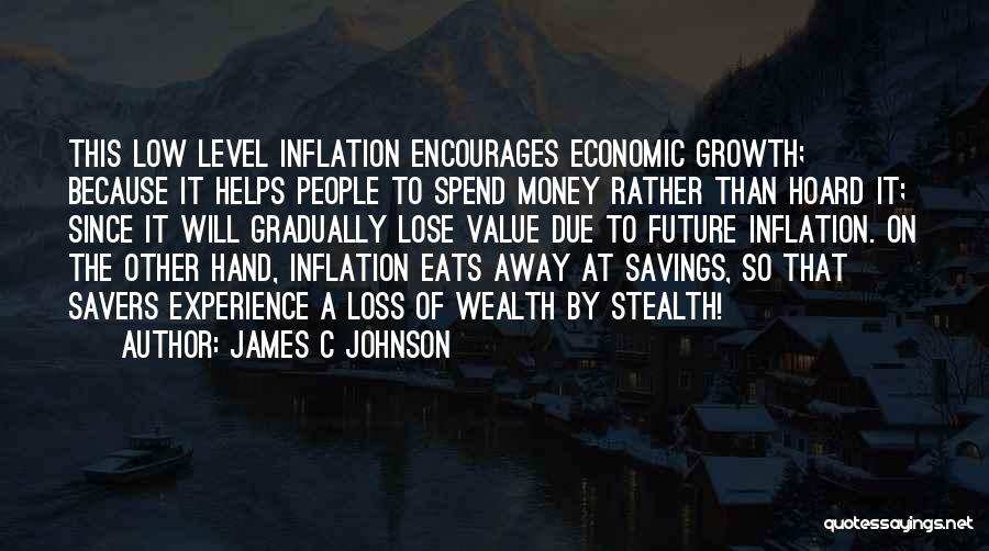 Savings Money Quotes By James C Johnson