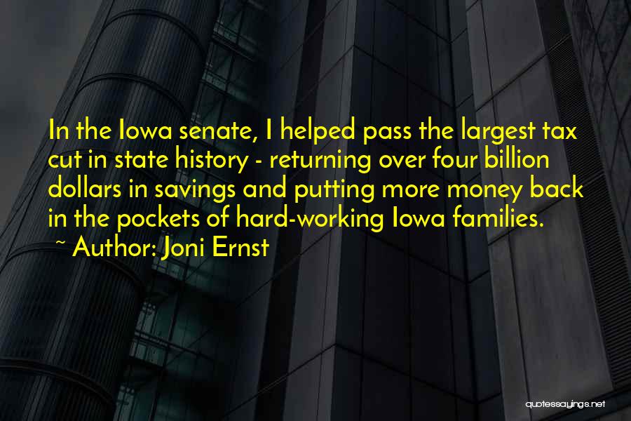 Savings Money Quotes By Joni Ernst