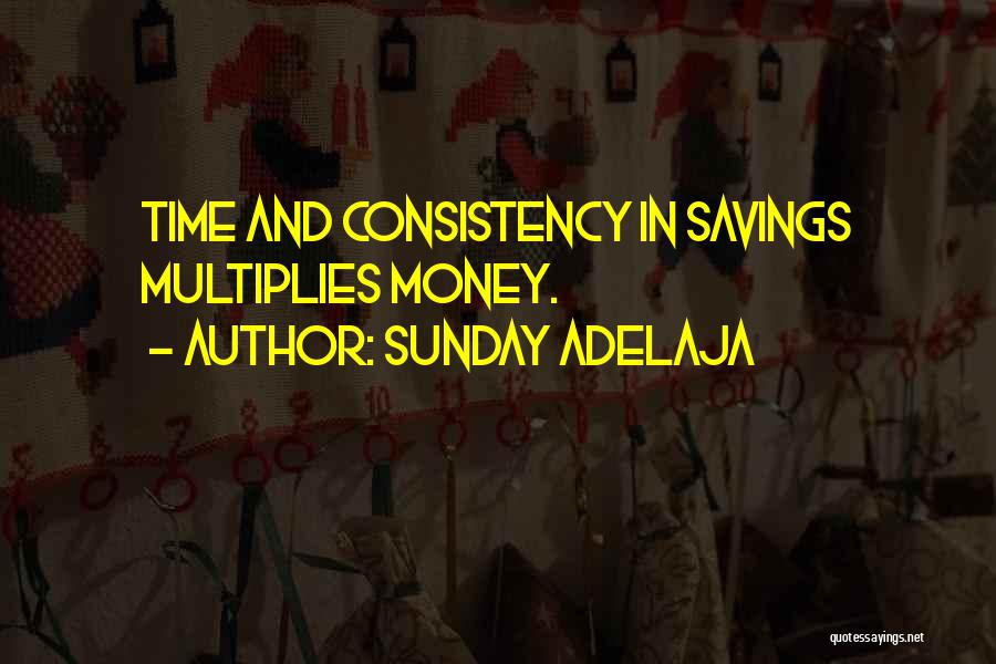 Savings Money Quotes By Sunday Adelaja