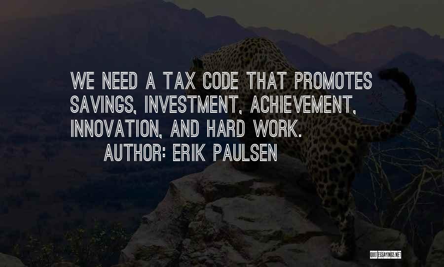 Savings Quotes By Erik Paulsen