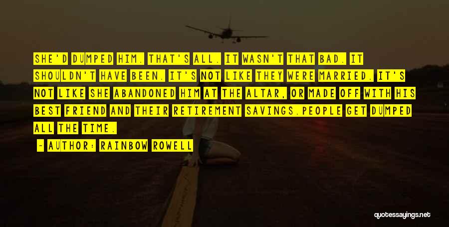 Savings Quotes By Rainbow Rowell