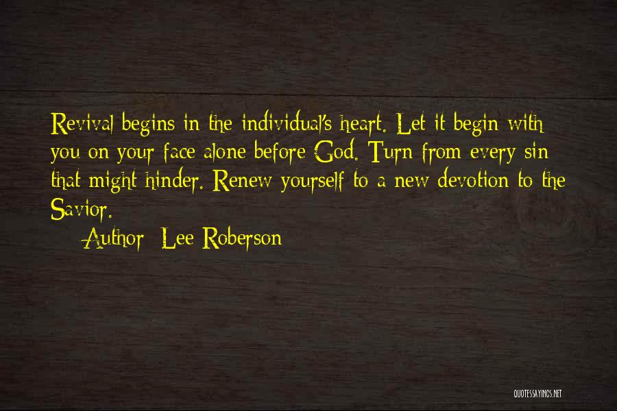 Savior Quotes By Lee Roberson